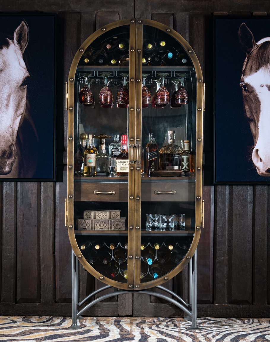 Bar cart and discount cabinet